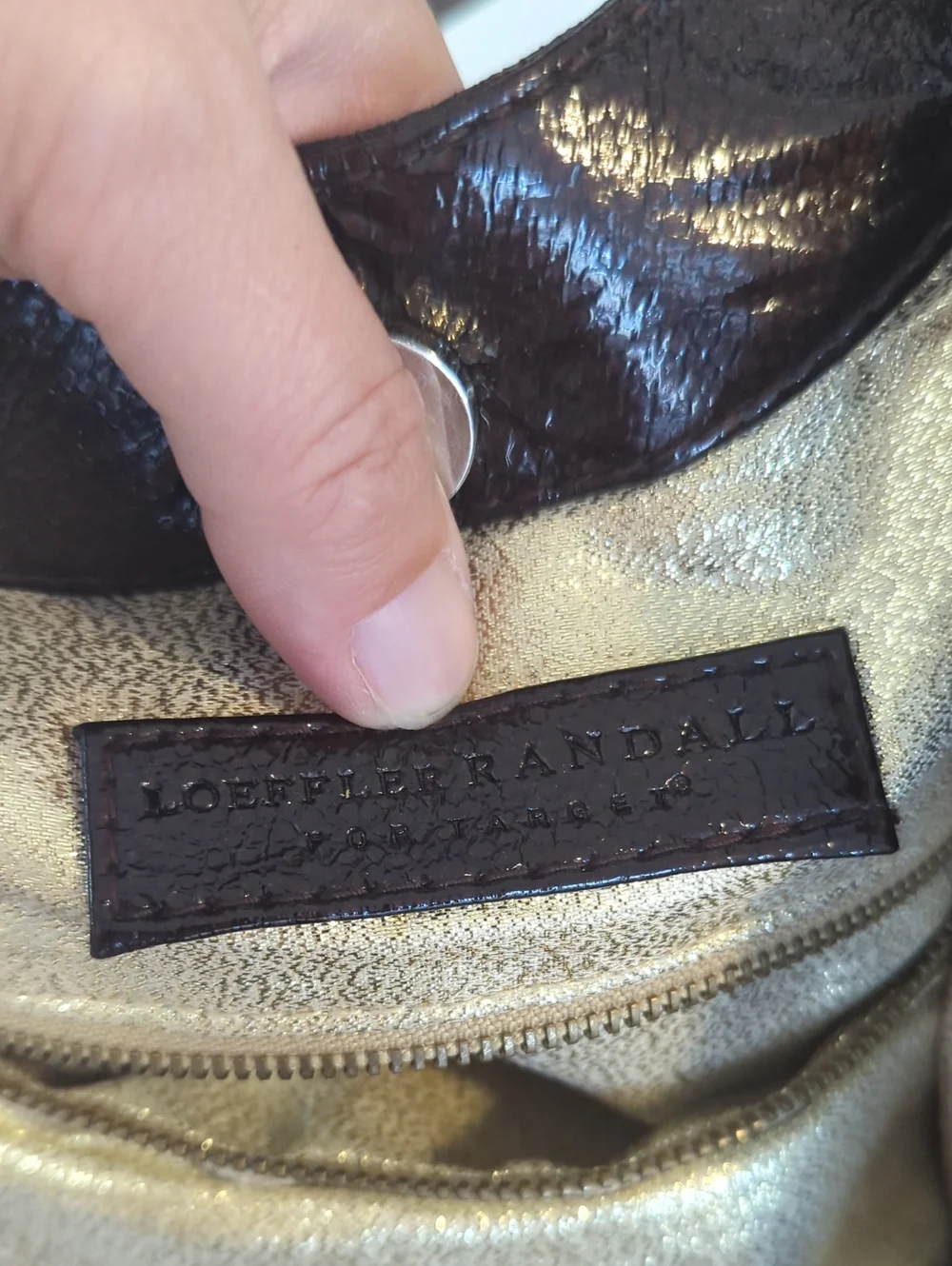 Loeffler Randall For Target Hobo Woven Leather Shoulder Bag - Dark Brown